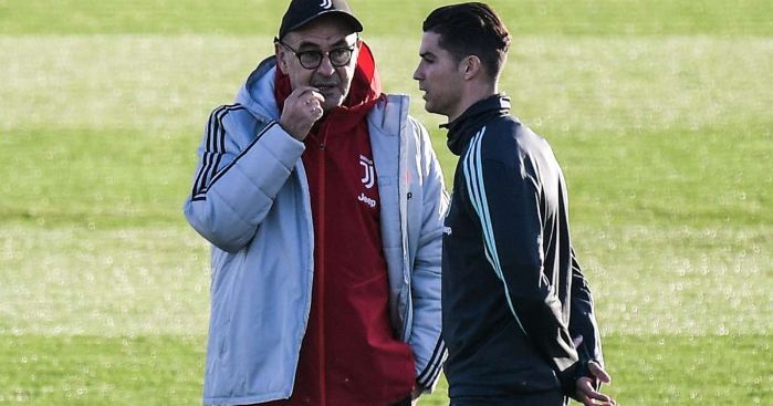 sarri e ronaldo