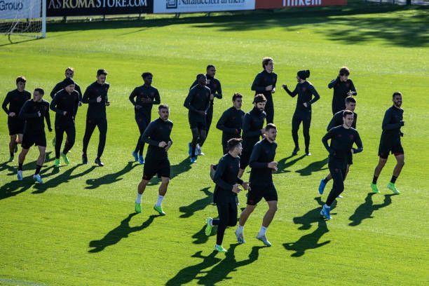 allenamento Roma