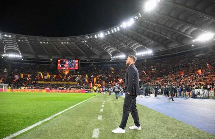 Daniele De Rossi allo Stadio Olimpico