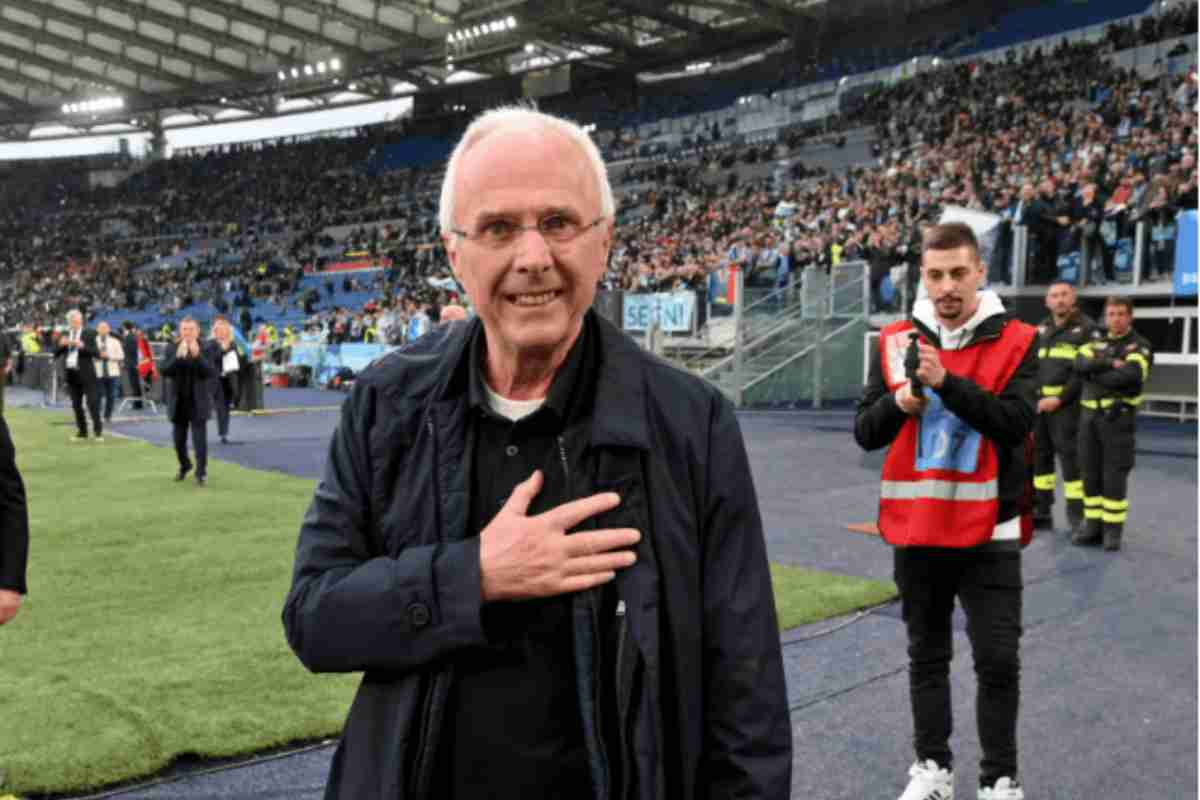 Sven-Goran Eriksson in visita a Roma