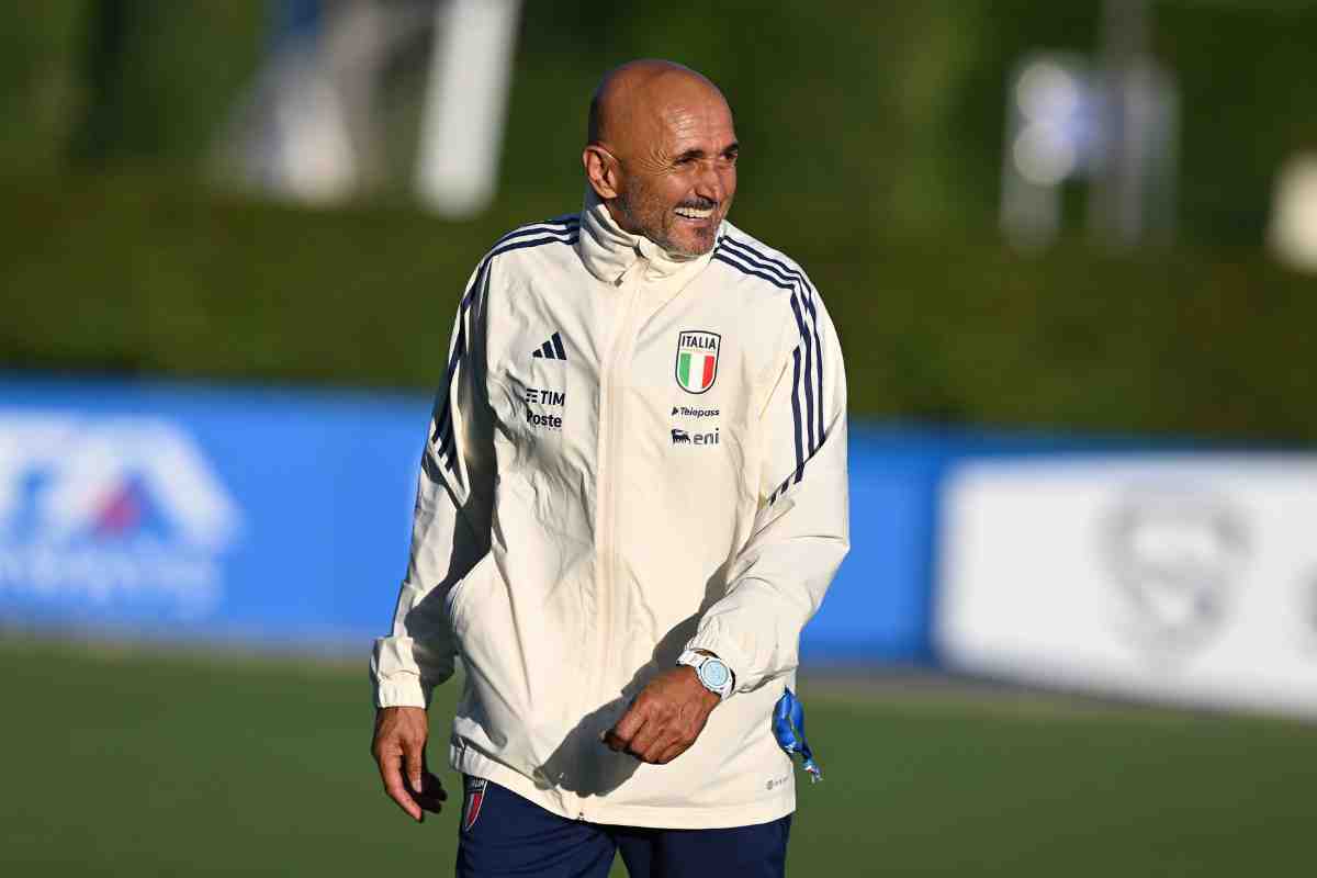 Spalletti con l'Italia