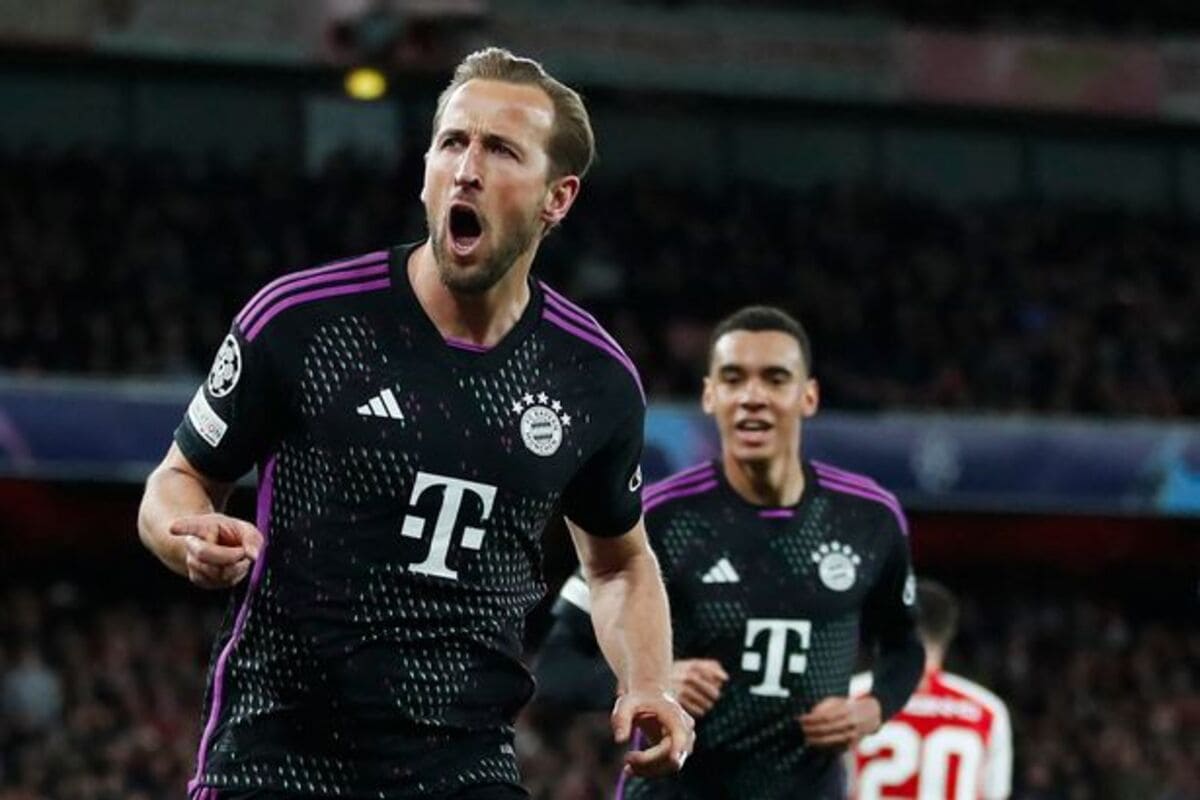 Harry Kane in Arsenal-Bayern Monaco