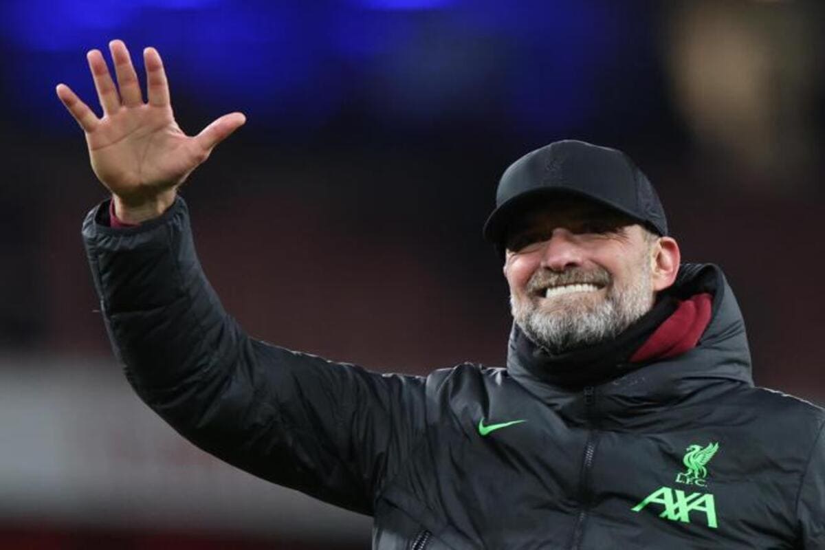 Jurgen Klopp sulla panchina del Liverpool