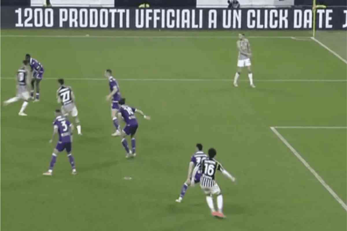 Gol annullato in Juventus-Fiorentina
