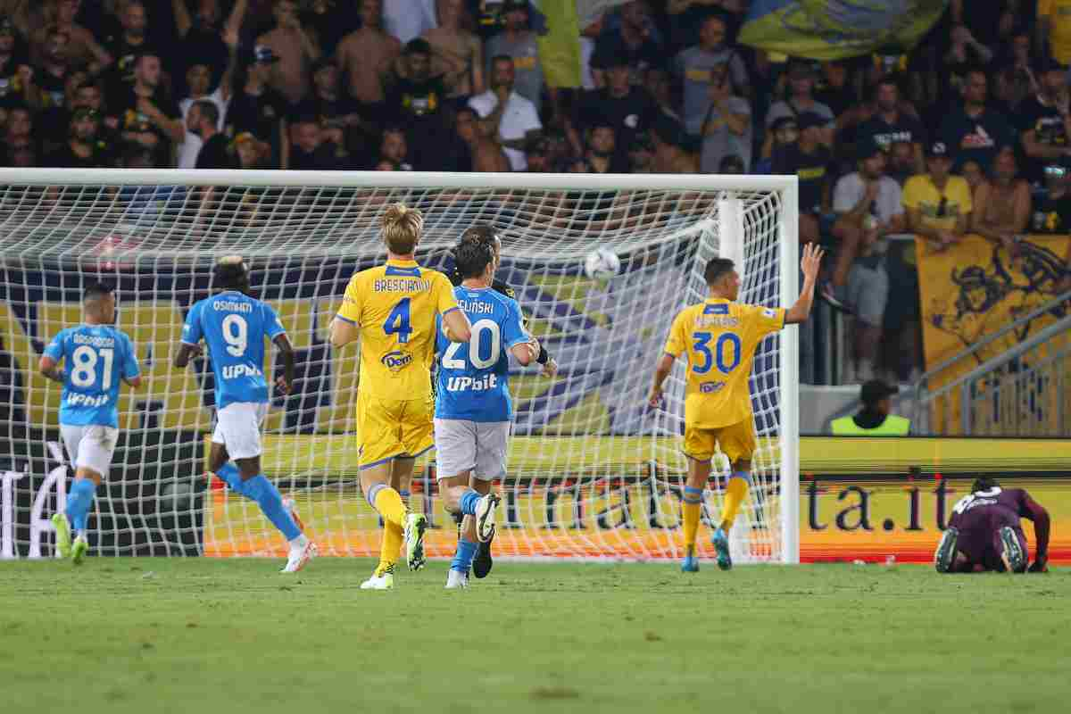 Napoli-Frosinone Serie A