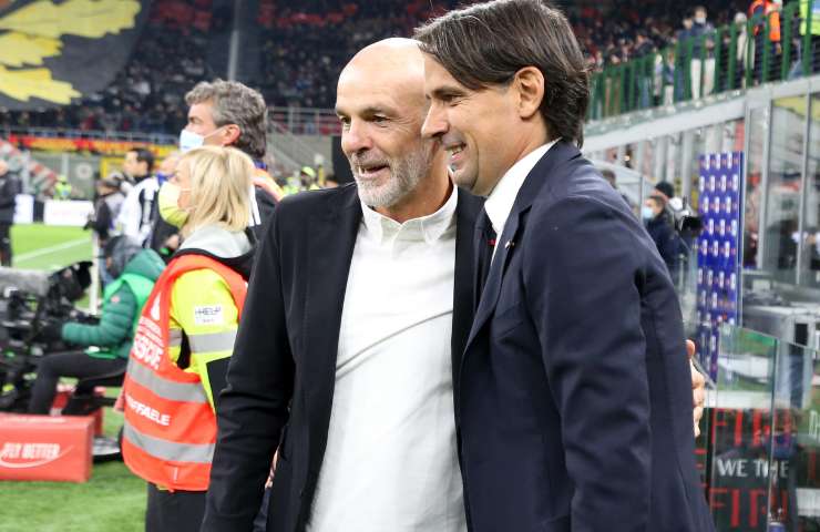 Pioli e Inzaghi derby