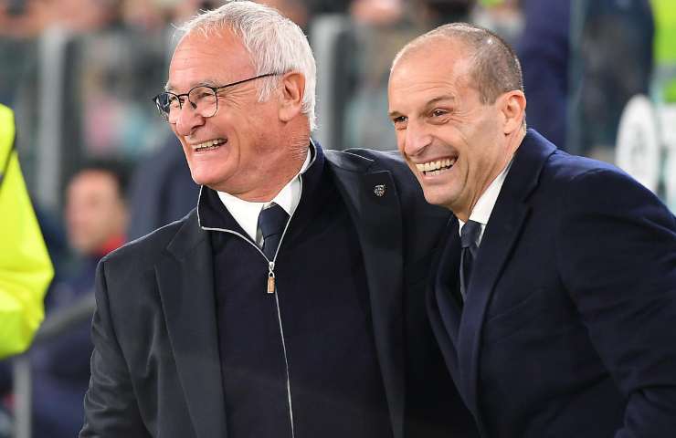 Claudio Ranieri e Max Allegri