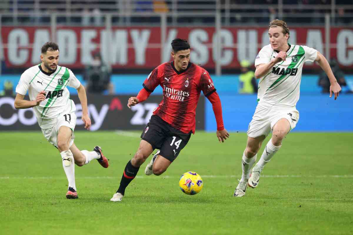 Sassuolo-Milan Serie A